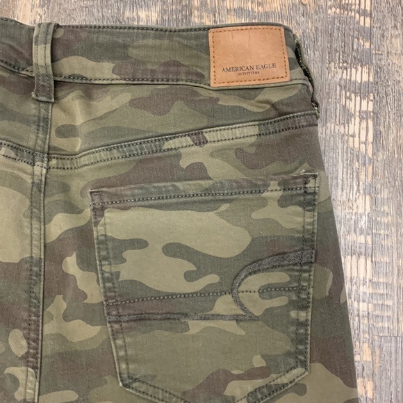 American Eagle  highrise jeggings army jeans - Picture 6 of 6